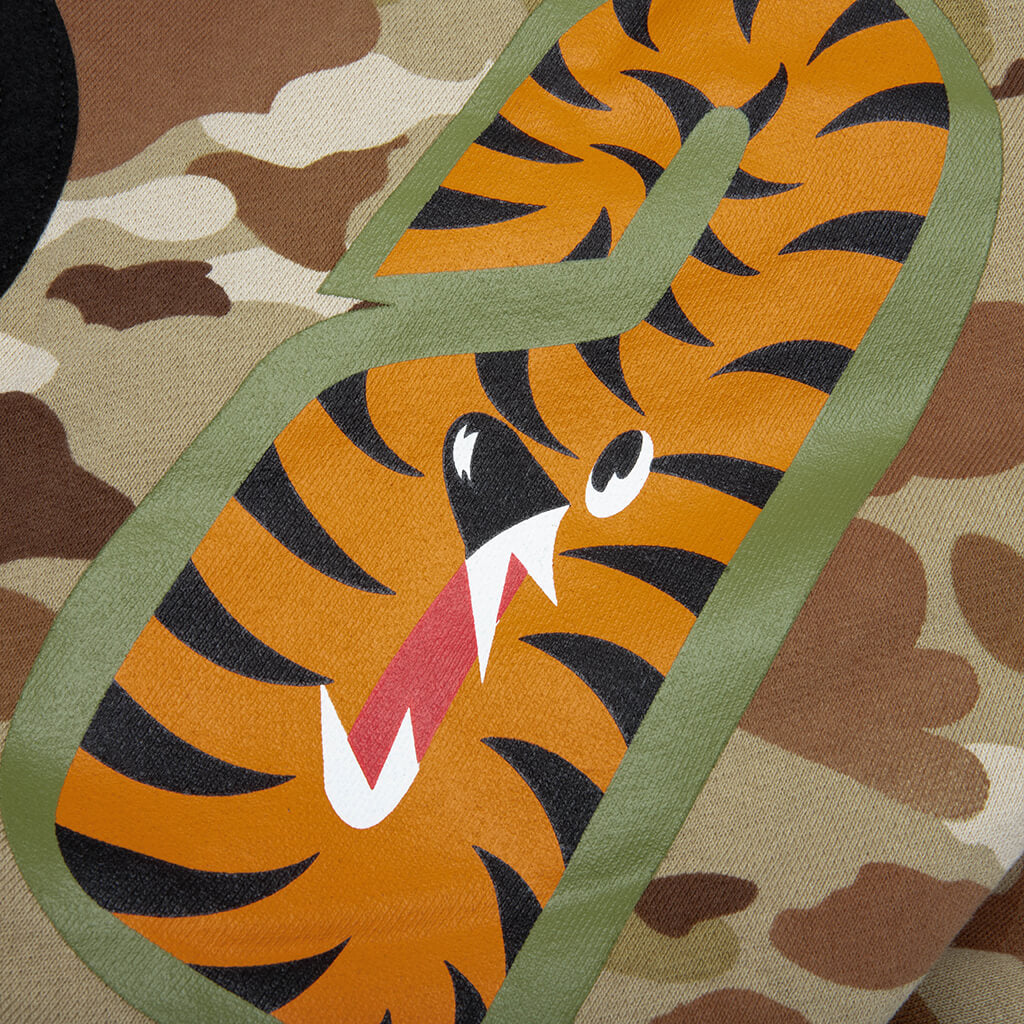 Graduation Camo Shark Full Zip Hoodie - Beige - Image 7