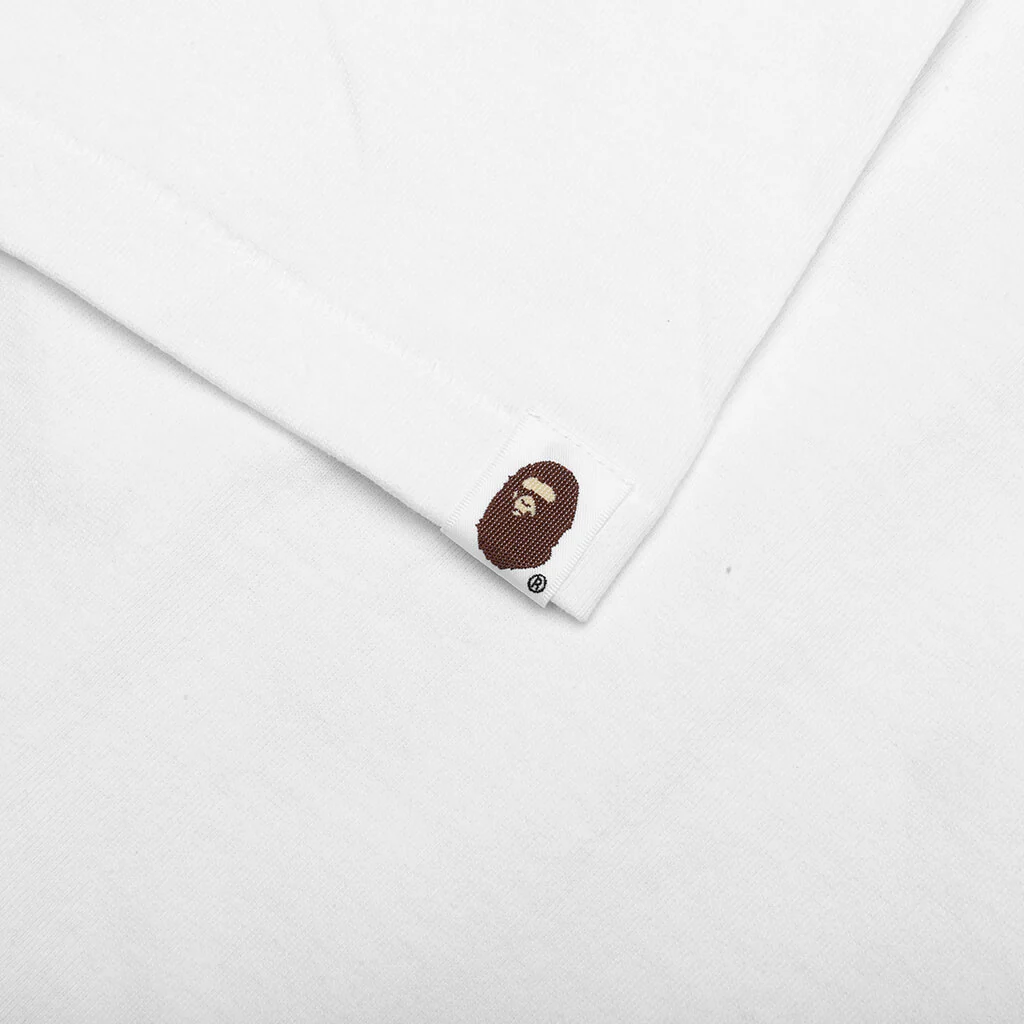 Heather Gray Camo Bathing Ape Tee - White - Image 3