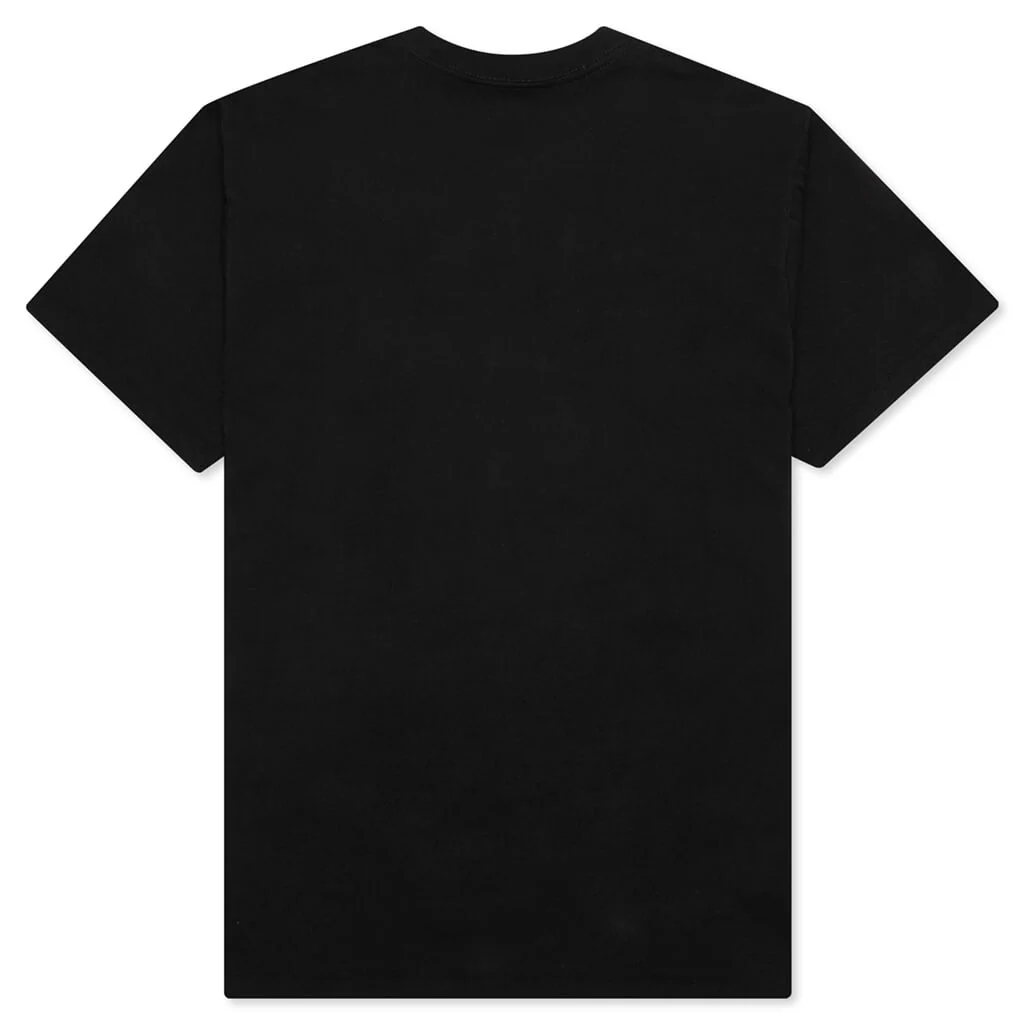 Honeycomb Camo Busy Works Tee - Black/Blue - Image 2
