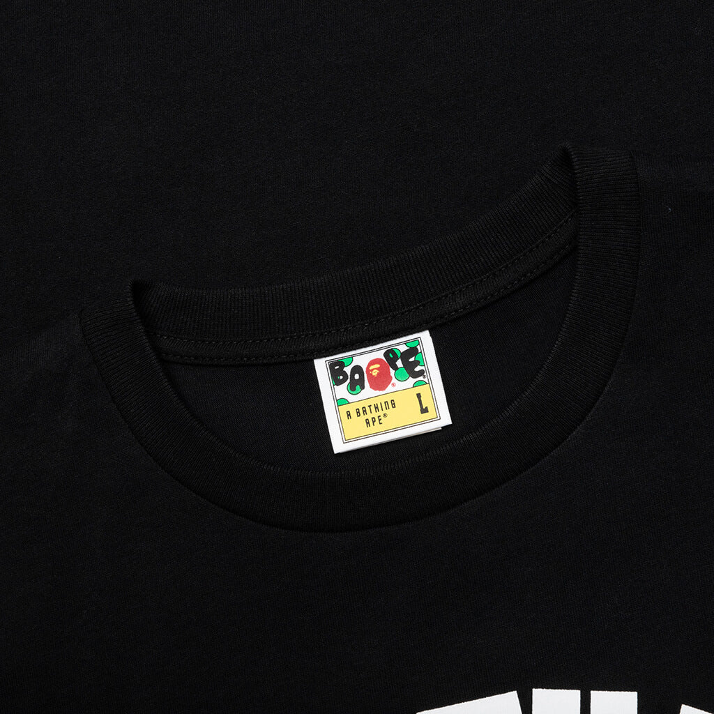 Honeycomb Camo College Tee - Black/Blue - Image 5