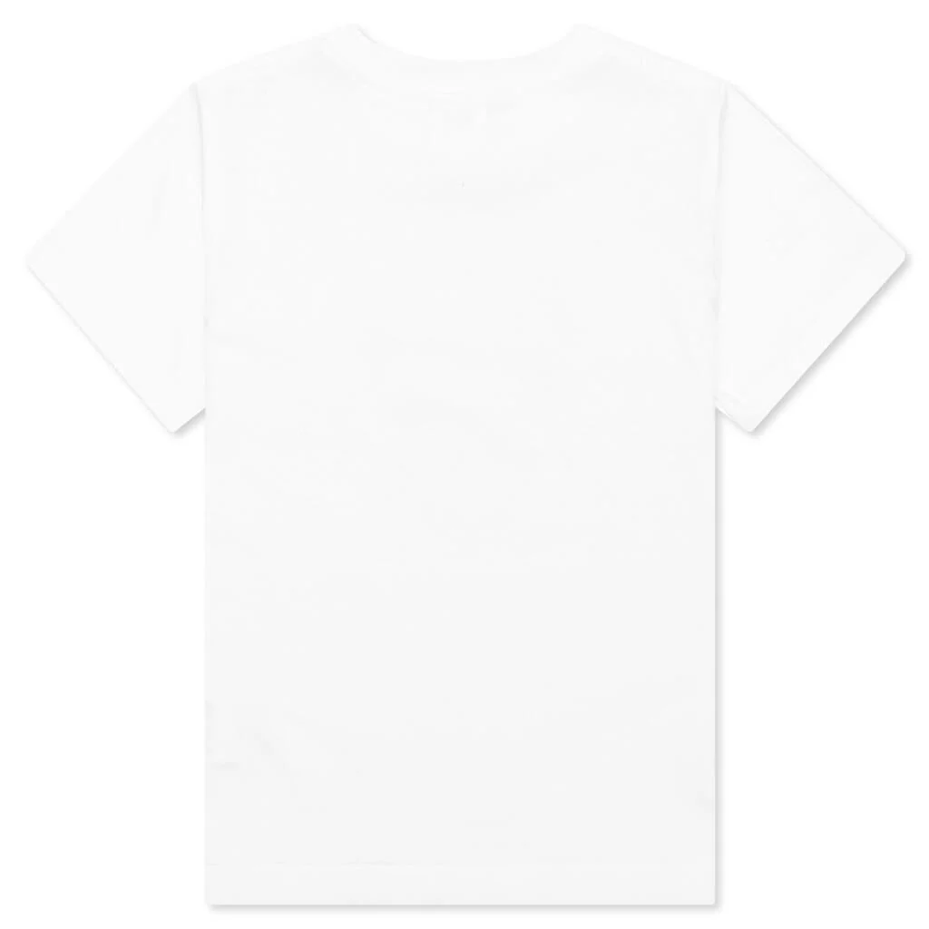 Honeycomb Camo College Tee - White/Grey - Image 2