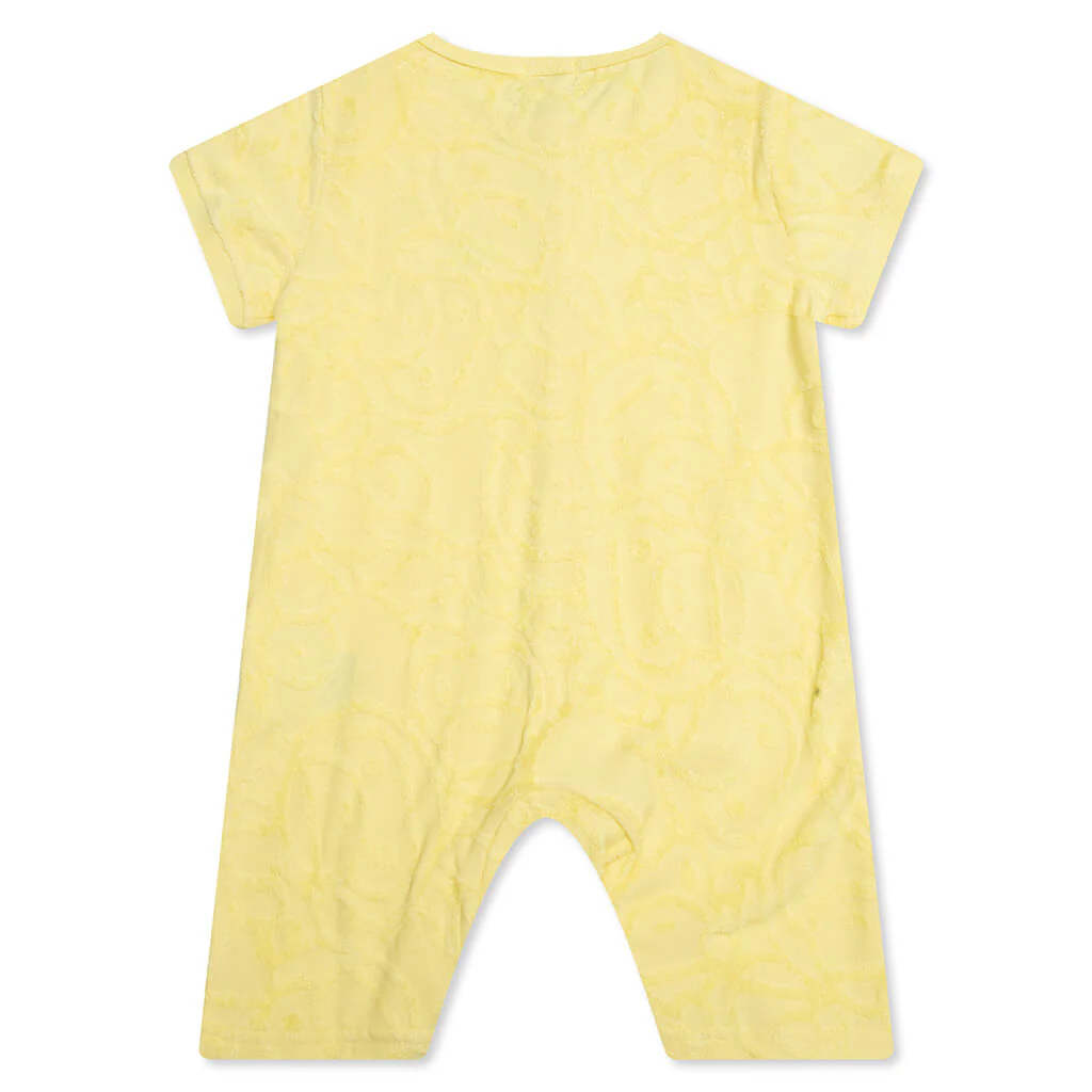 Infant's All Baby Milo Pile Rompers - Yellow - Image 2