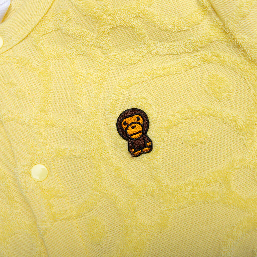 Infant's All Baby Milo Pile Rompers - Yellow - Image 3