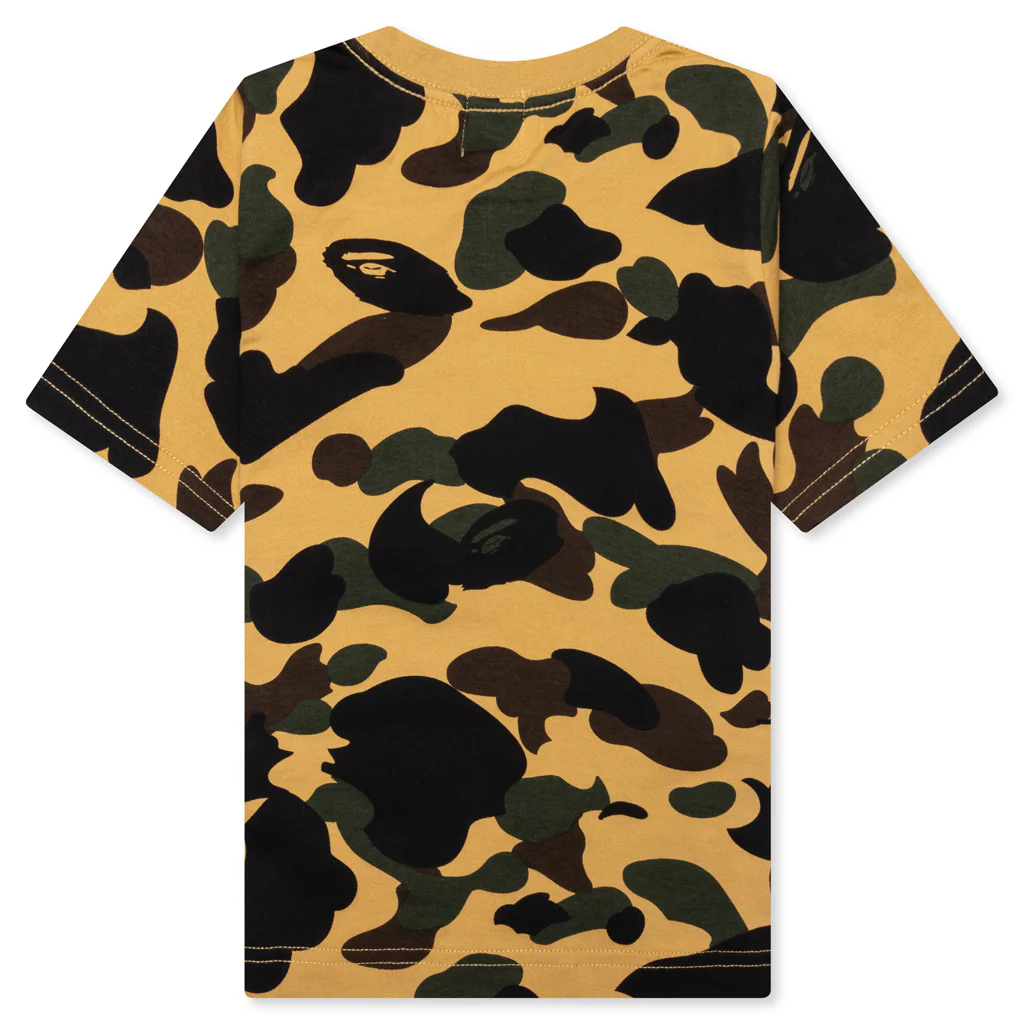 Kid's 1st Camo one Point Tee - Yellow - Image 2