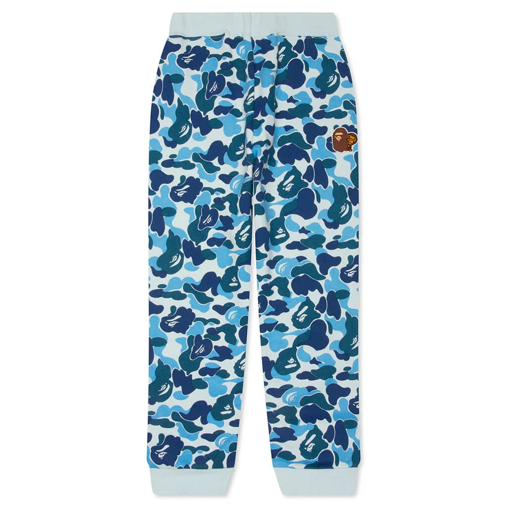 Kids ABC Camo Ape & Milo One Point Sweat Pants - Blue