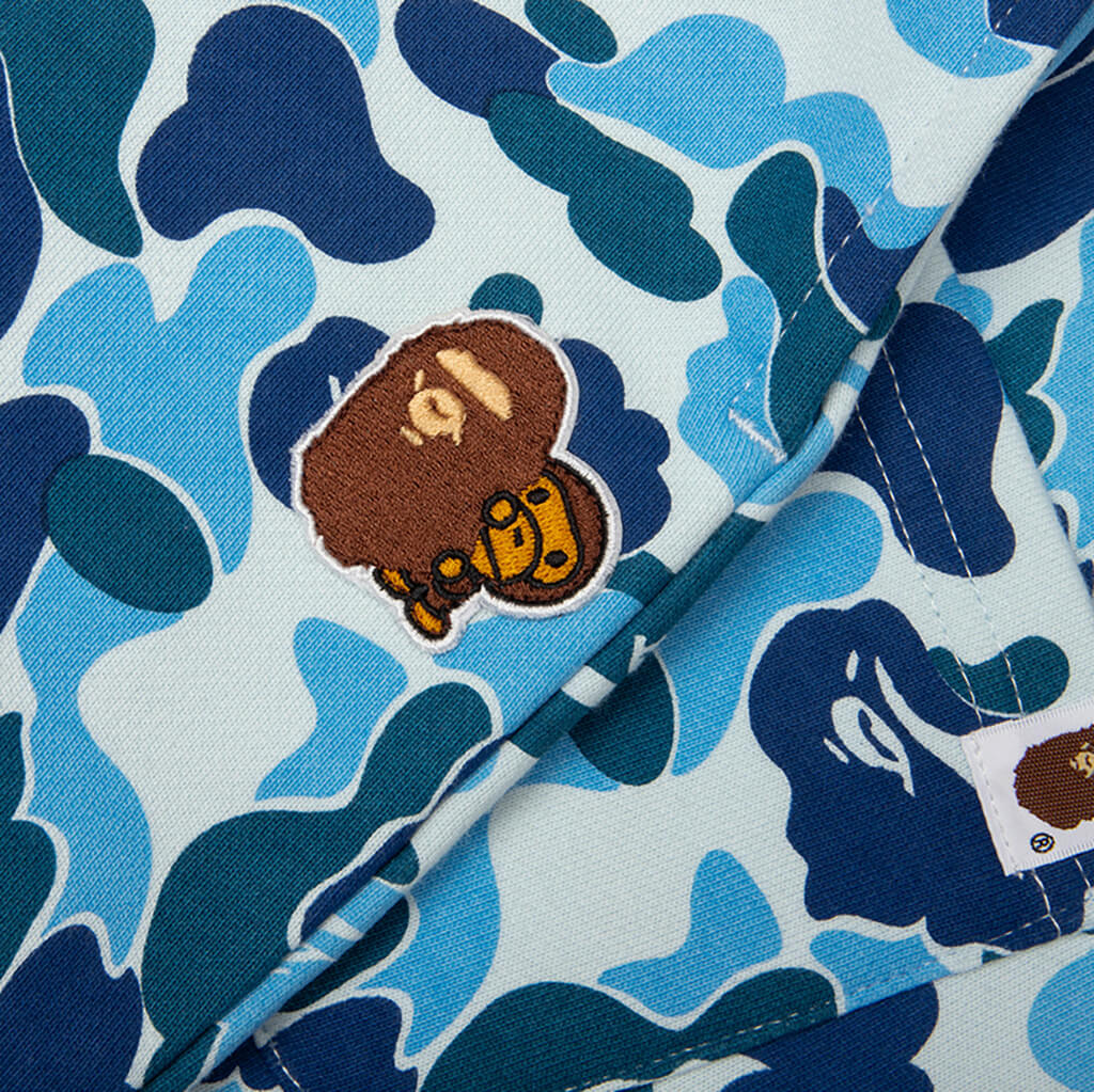 Kids ABC Camo Ape & Milo One Point Sweat Pants - Blue - Image 3