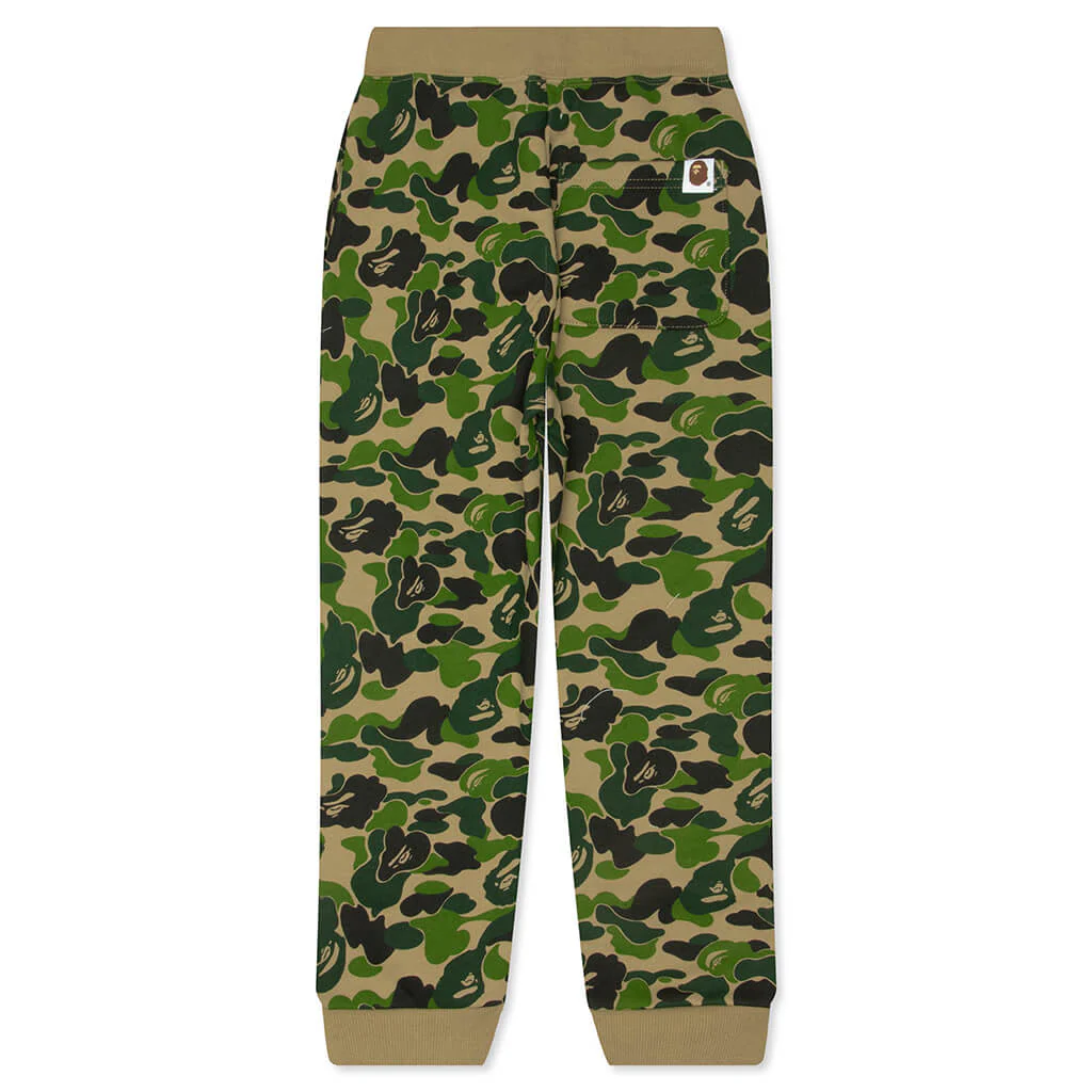 Kids ABC Camo Ape & Milo One Point Sweat Pants - Green - Image 2