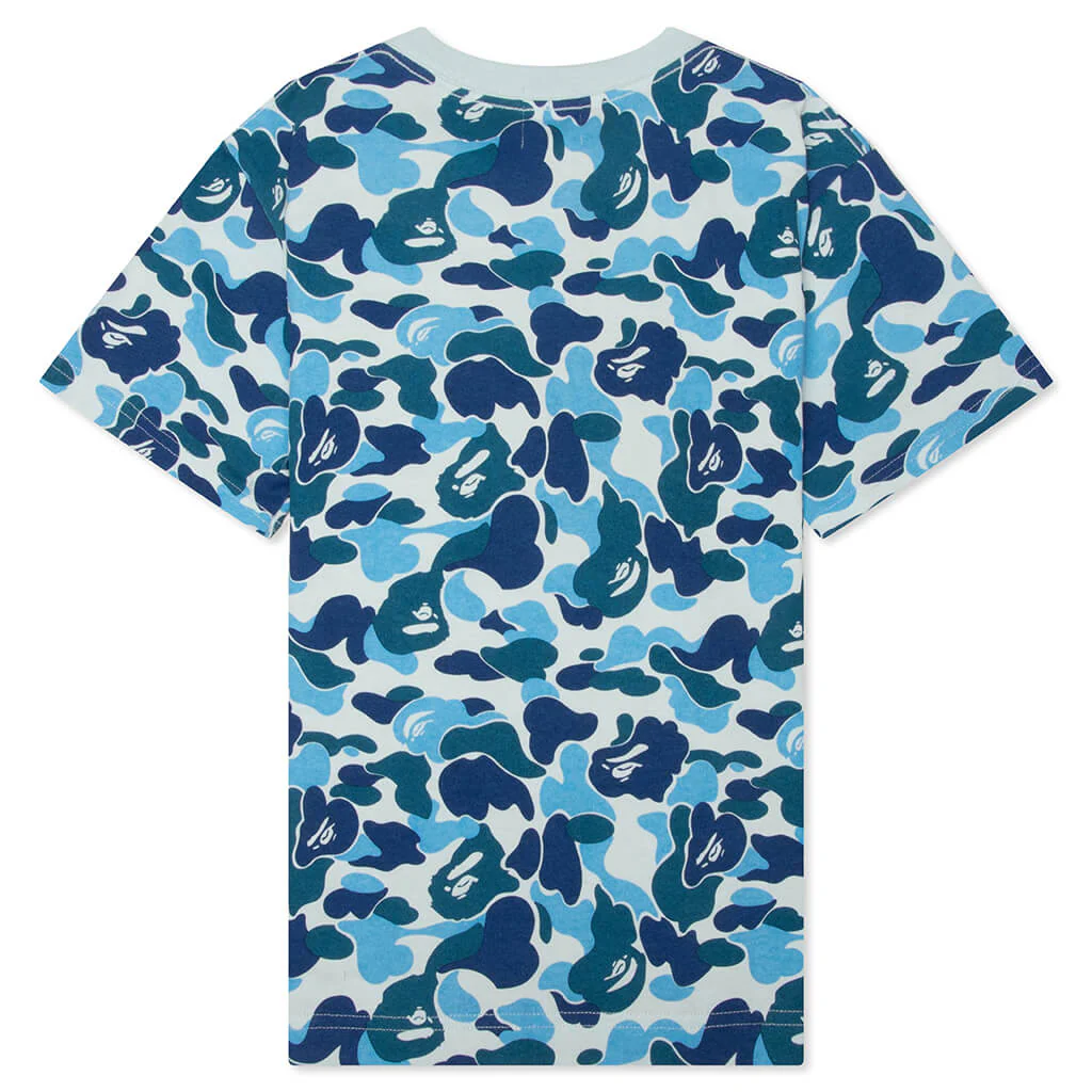 Kids ABC Camo Ape & Milo One Point Tee - Blue - Image 2