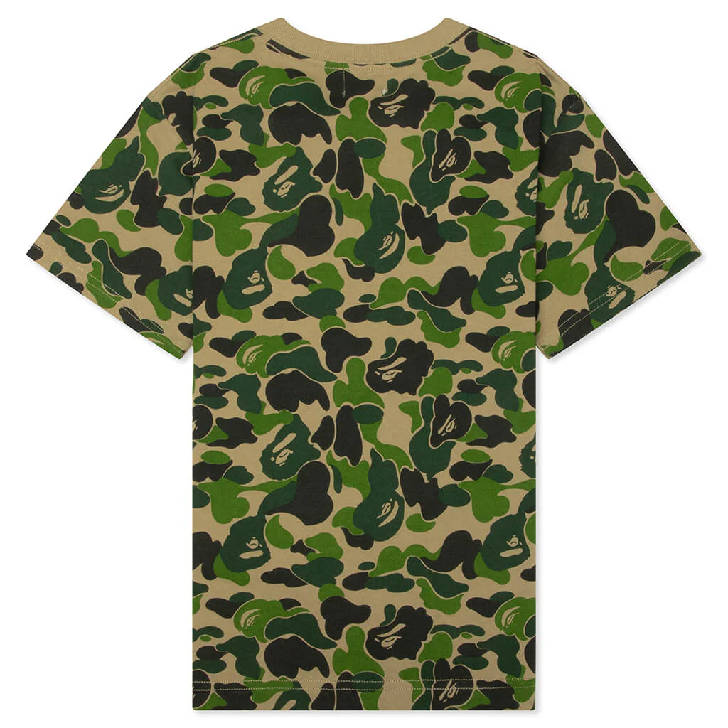 Kids ABC Camo Ape & Milo One Point Tee - Green - Image 2