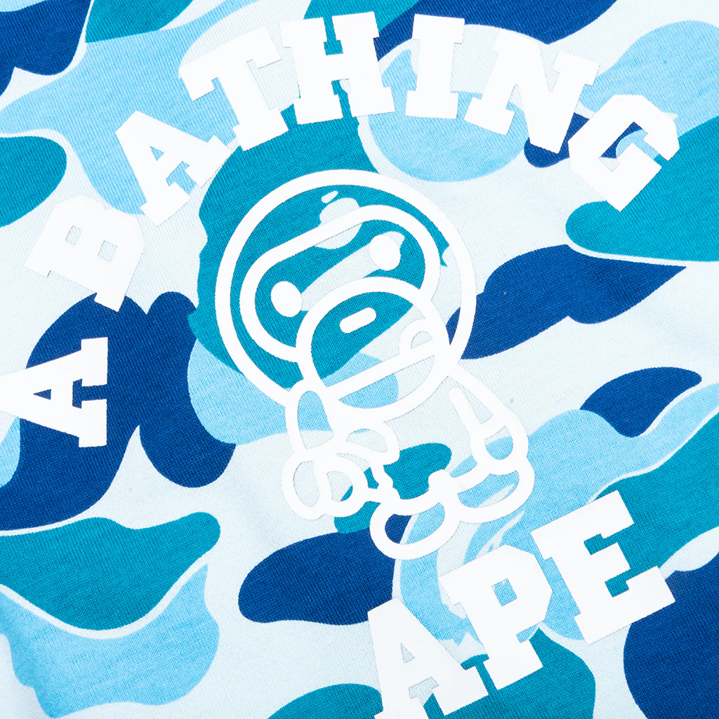 Kid's Abc Camo Baby Milo College Tee - Blue - Image 3