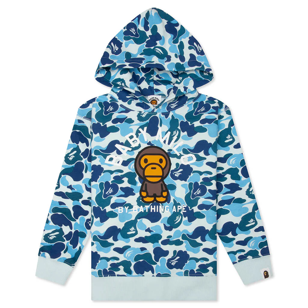 Kids ABC Camo Baby Milo Pullover Hoodie - Blue