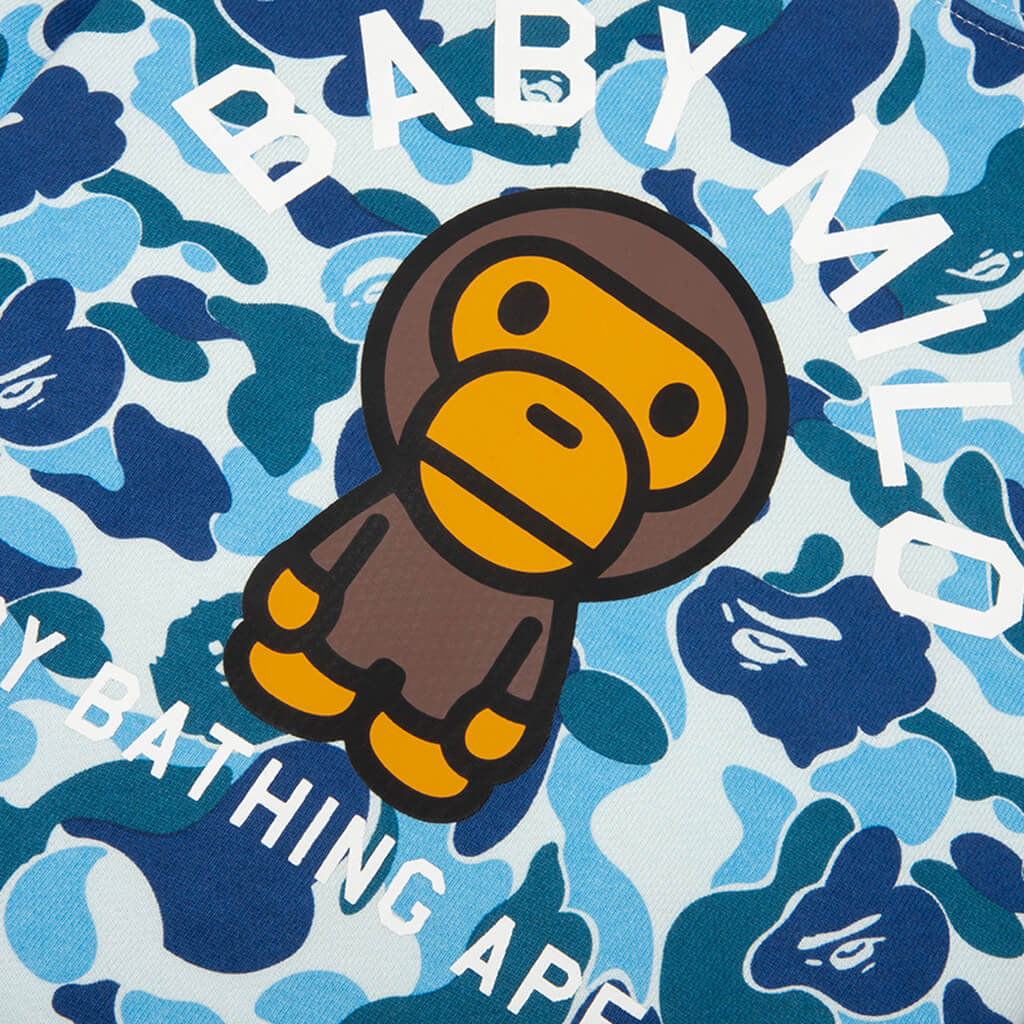 Kids ABC Camo Baby Milo Pullover Hoodie - Blue - Image 3