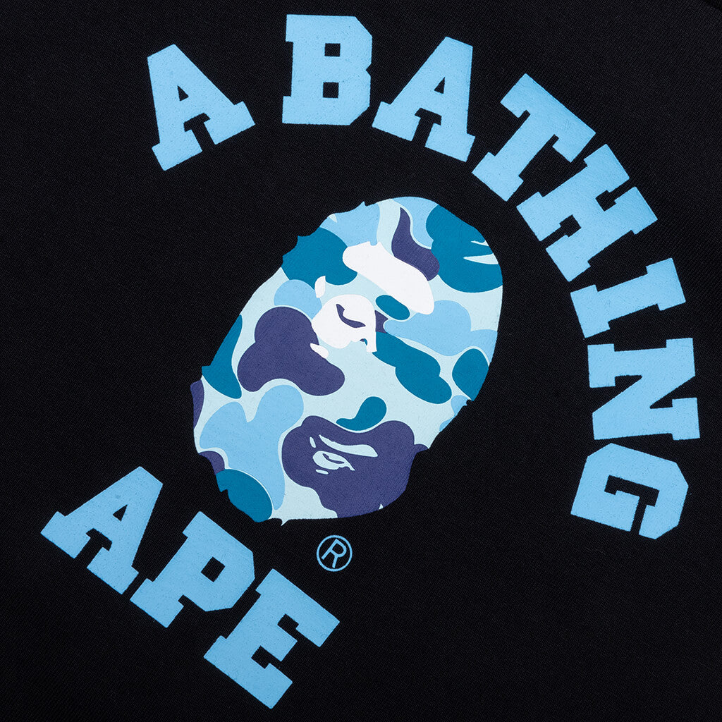 Kid's ABC Camo College Tee - Black/Blue - Image 3