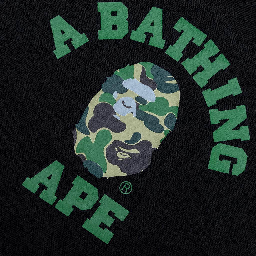 Kid's ABC Camo College Tee - Black/Green - Image 3