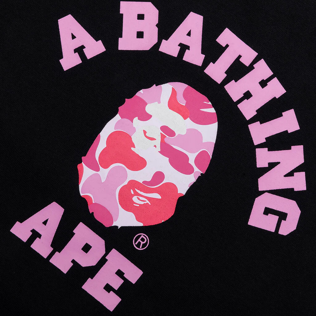 Kid's ABC Camo College Tee - Black/Pink - Image 3