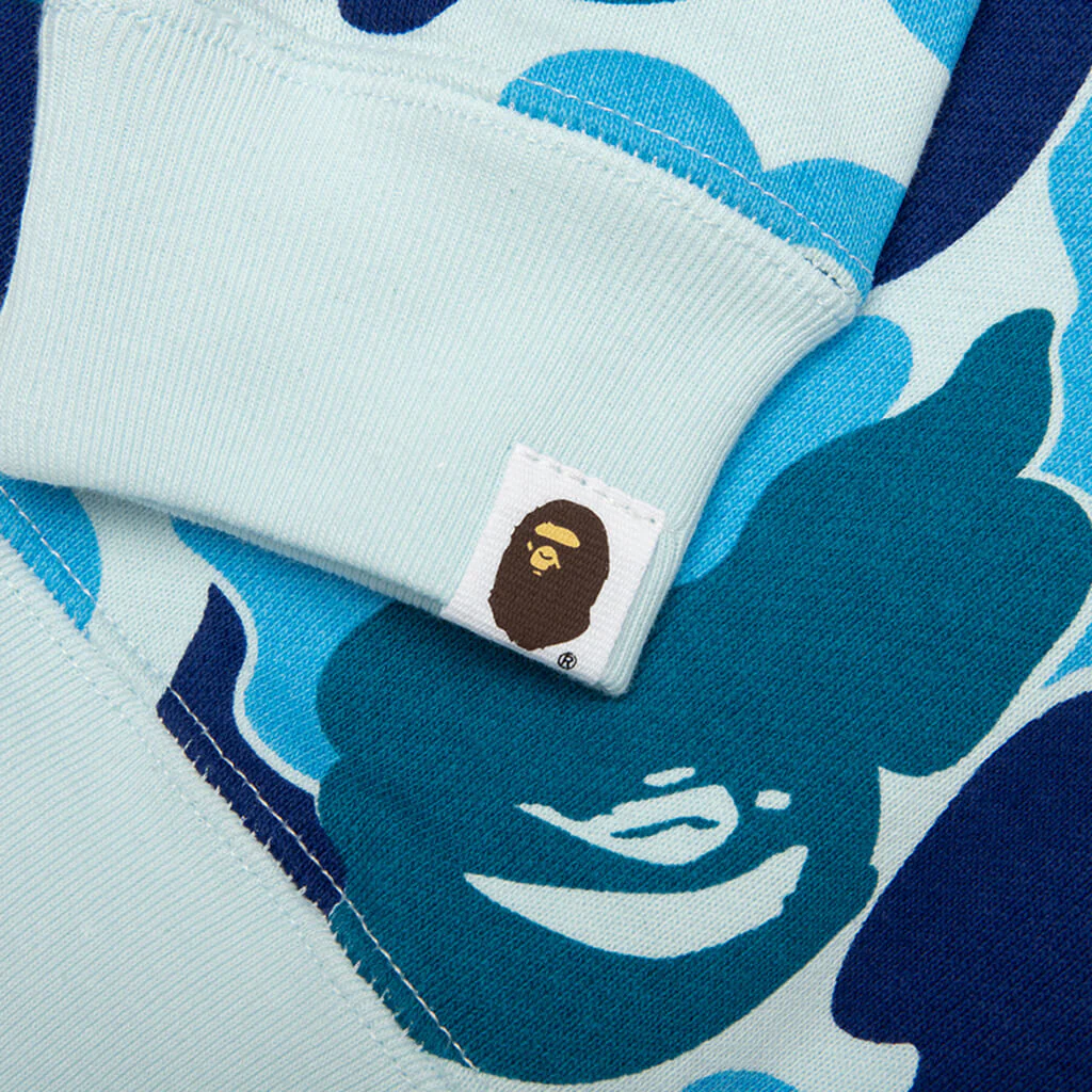 Kids ABC Camo Shark Crewneck Sweatshirt - Blue - Image 4
