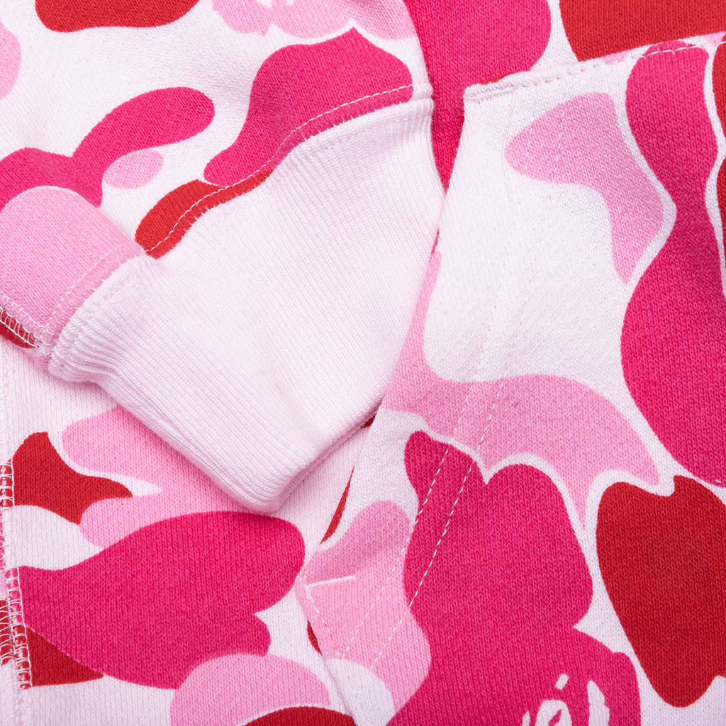 Kid's Abc Camo Shark Zip Hoodie - Pink - Image 4