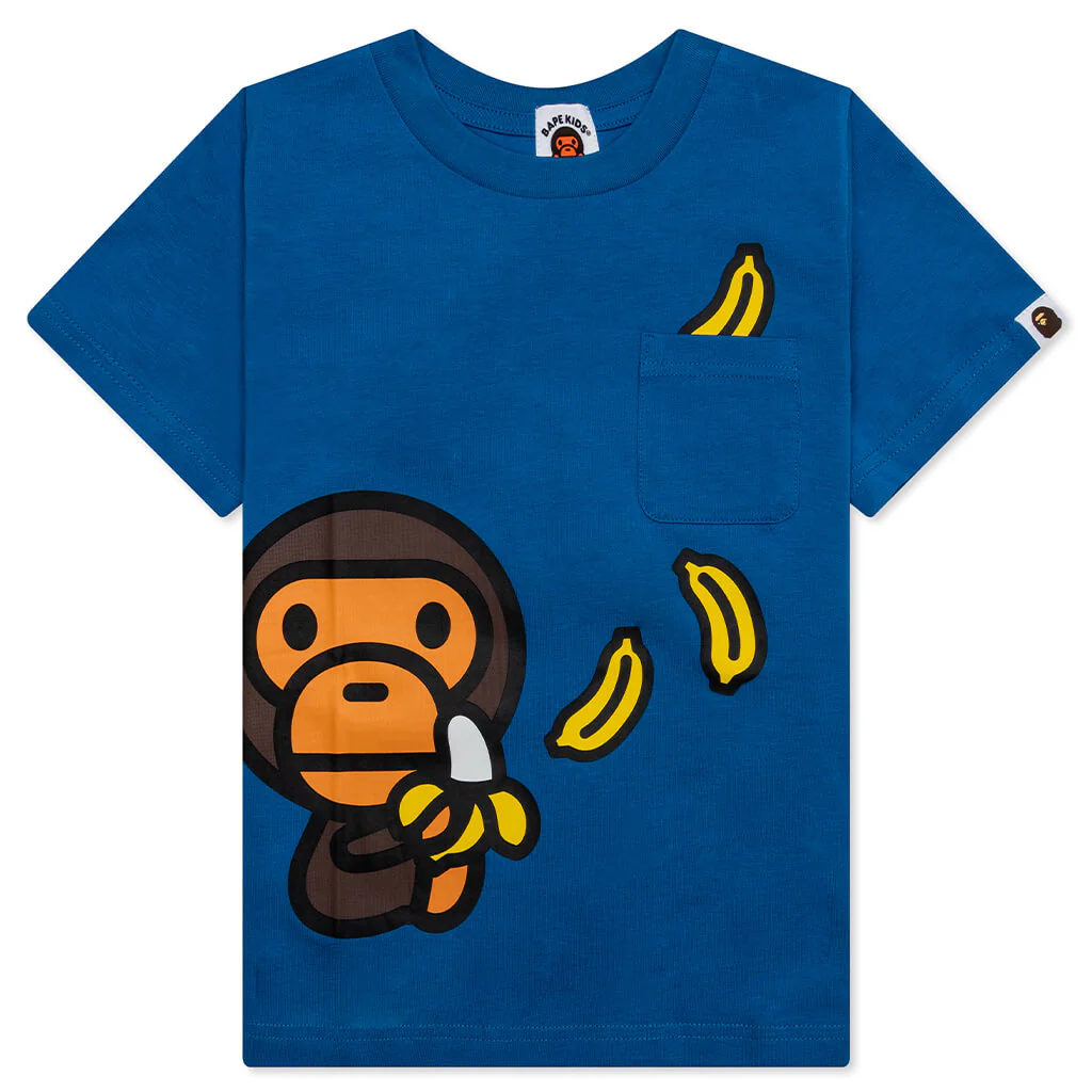Kid's Baby Milo Banana Pocket Tee - Blue
