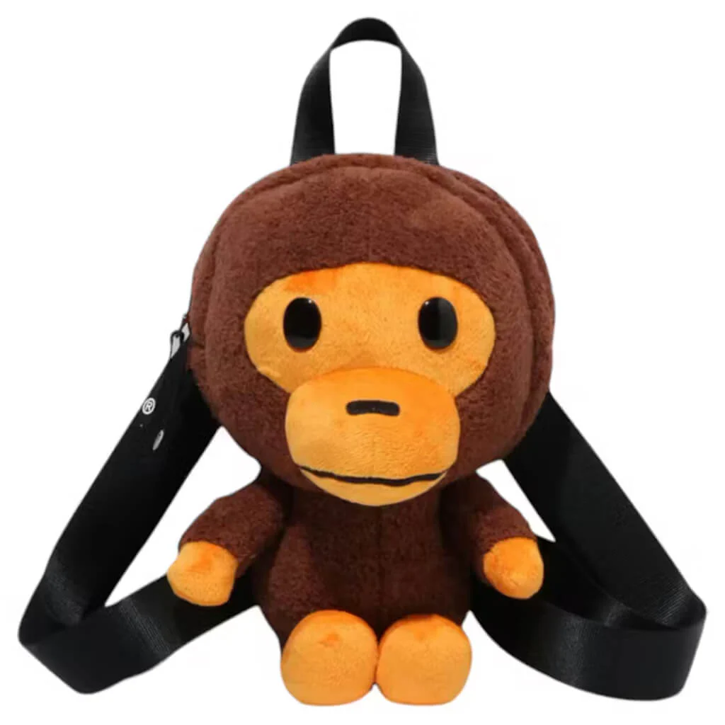 Kids Baby Milo Big Plush Doll Daypack - Brown