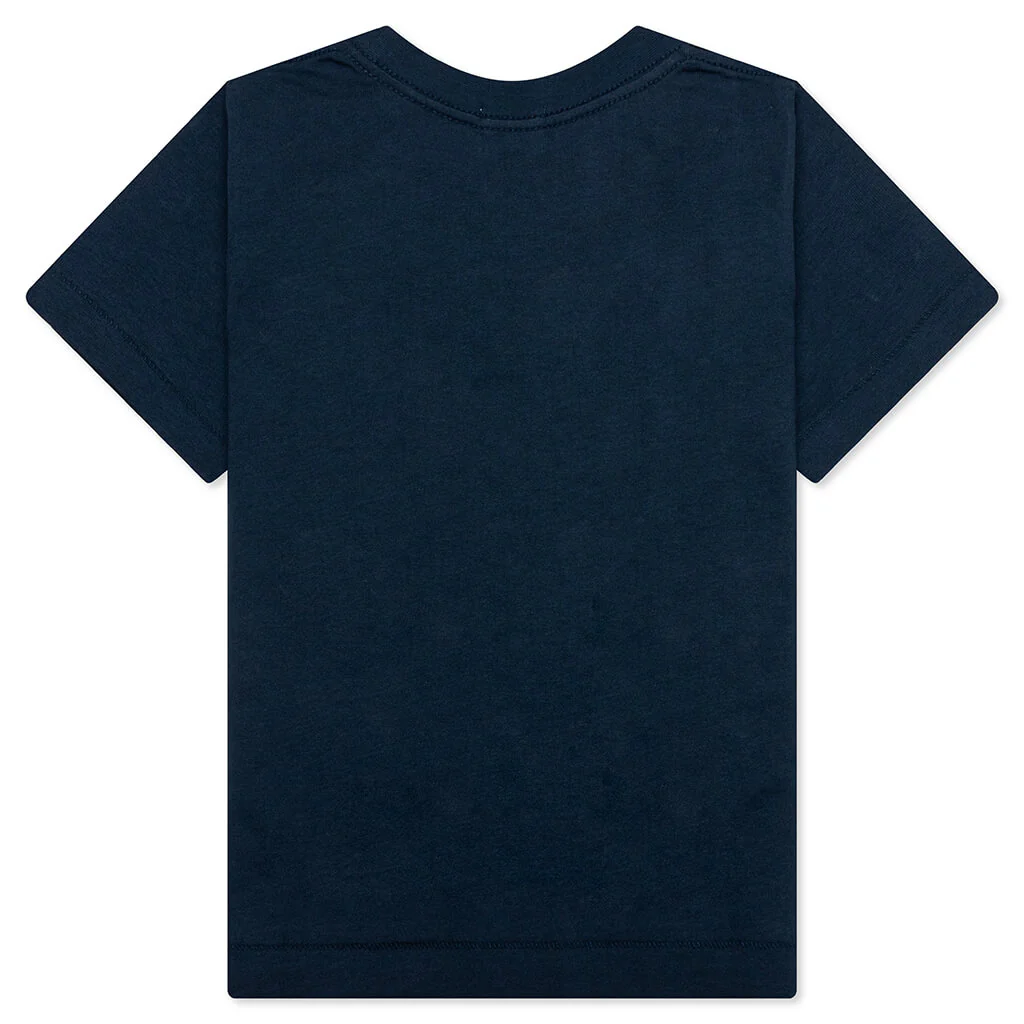 Kid's Baby Milo College Tee - Navy - Image 2