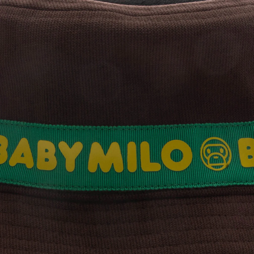 Kids Baby Milo Corduroy Bucket Hat - Brown - Image 2