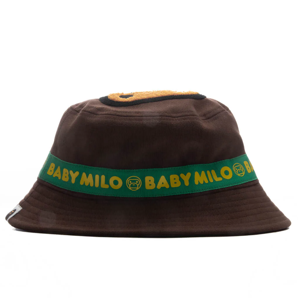 Kids Baby Milo Corduroy Bucket Hat - Brown - Image 3