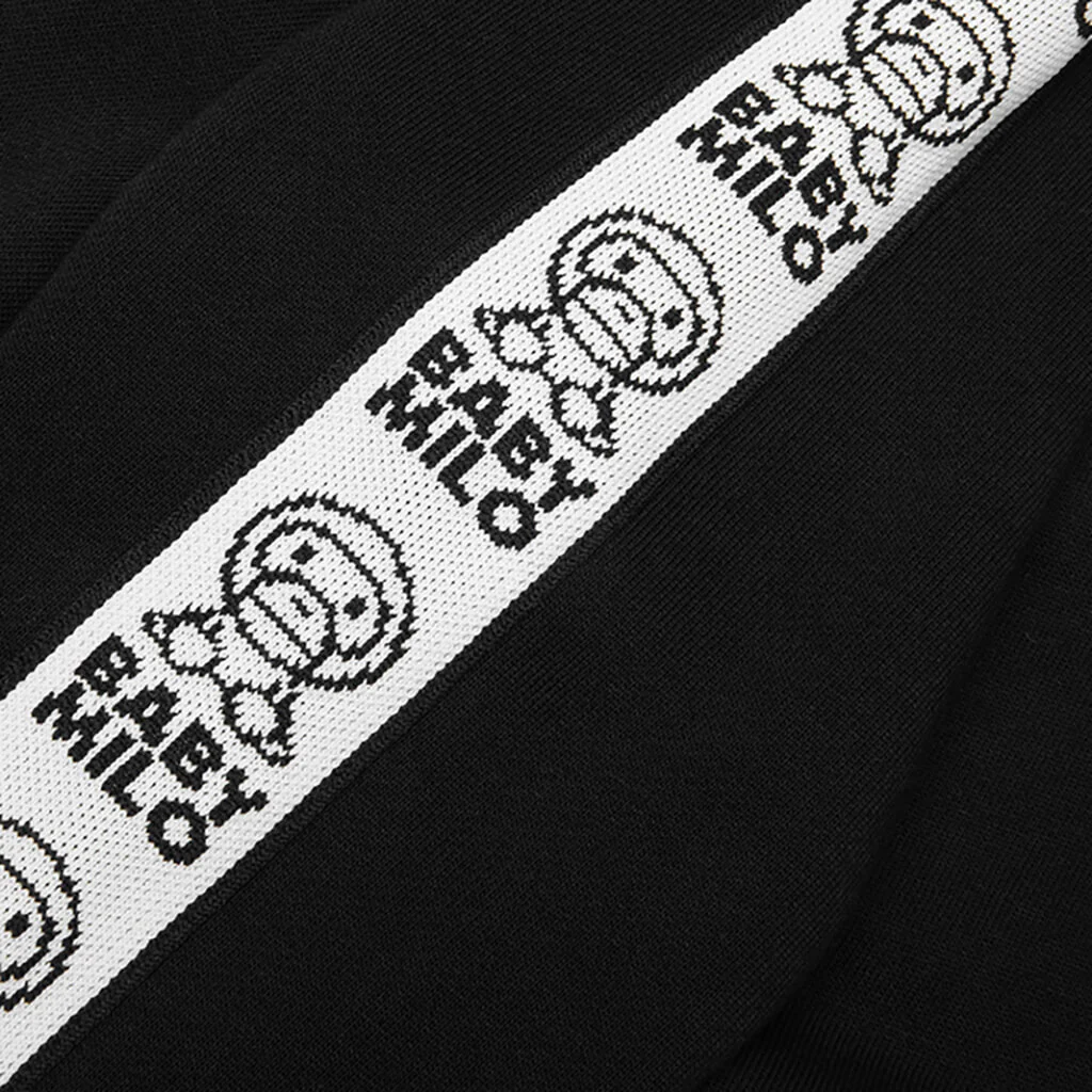 Kids Baby Milo Line Tape Relaxed Fit Crewneck Sweatshirt - Black - Image 4