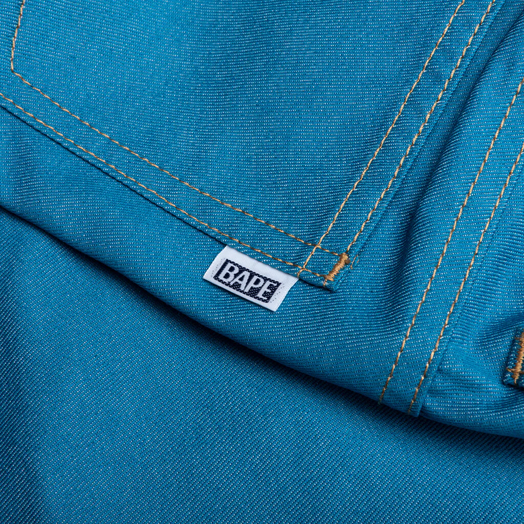 Kid's Baby Milo Rope Denim Shorts - Blue - Image 4