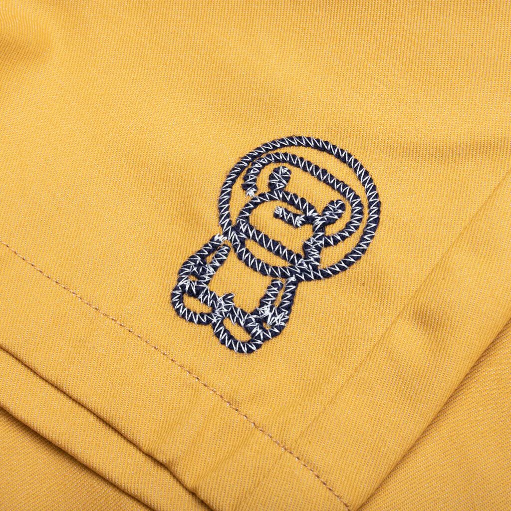 Kid's Baby Milo Rope Denim Shorts - Yellow - Image 3