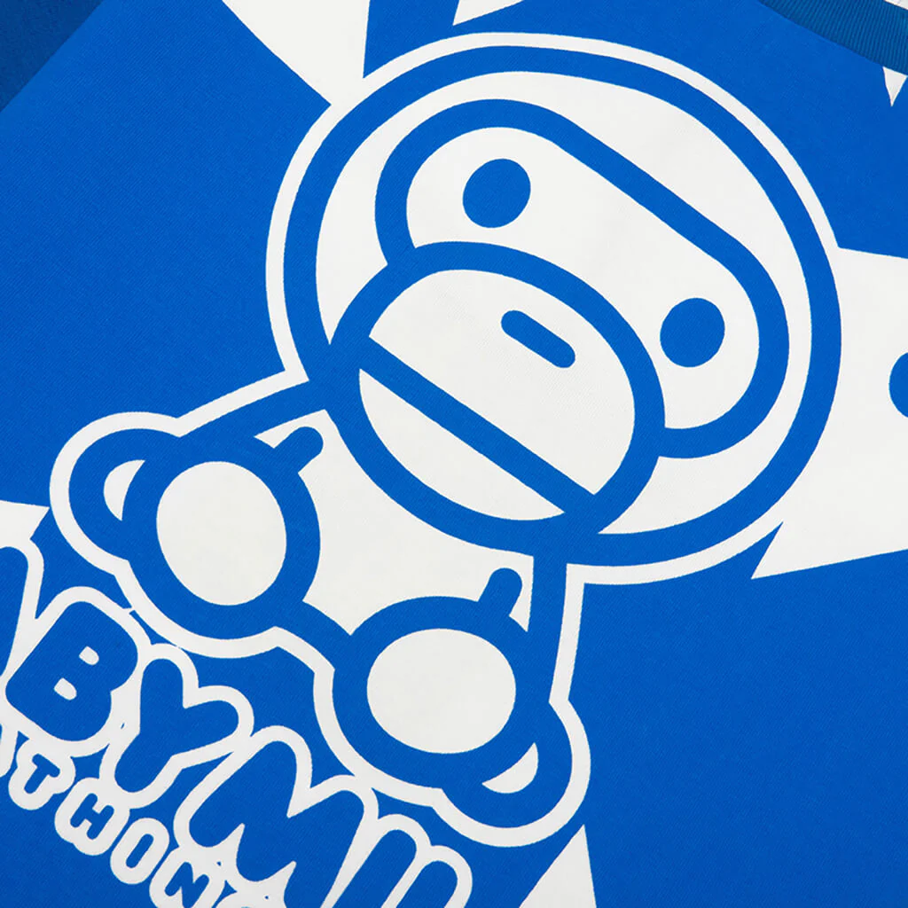 Kids Baby Milo STA Raglan Tee - Blue - Image 3