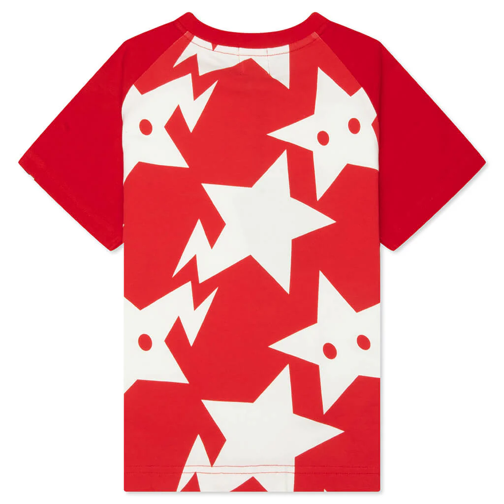 Kids Baby Milo STA Raglan Tee - Red - Image 2