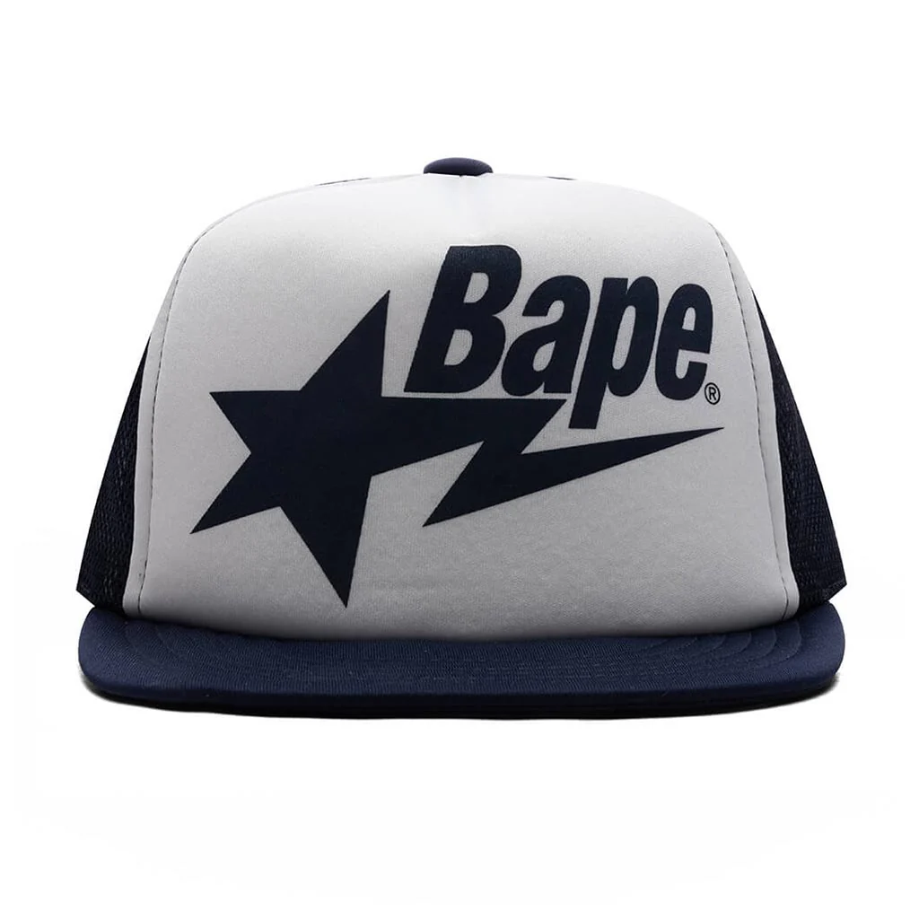Kid's Bape STA Mesh Cap - Navy