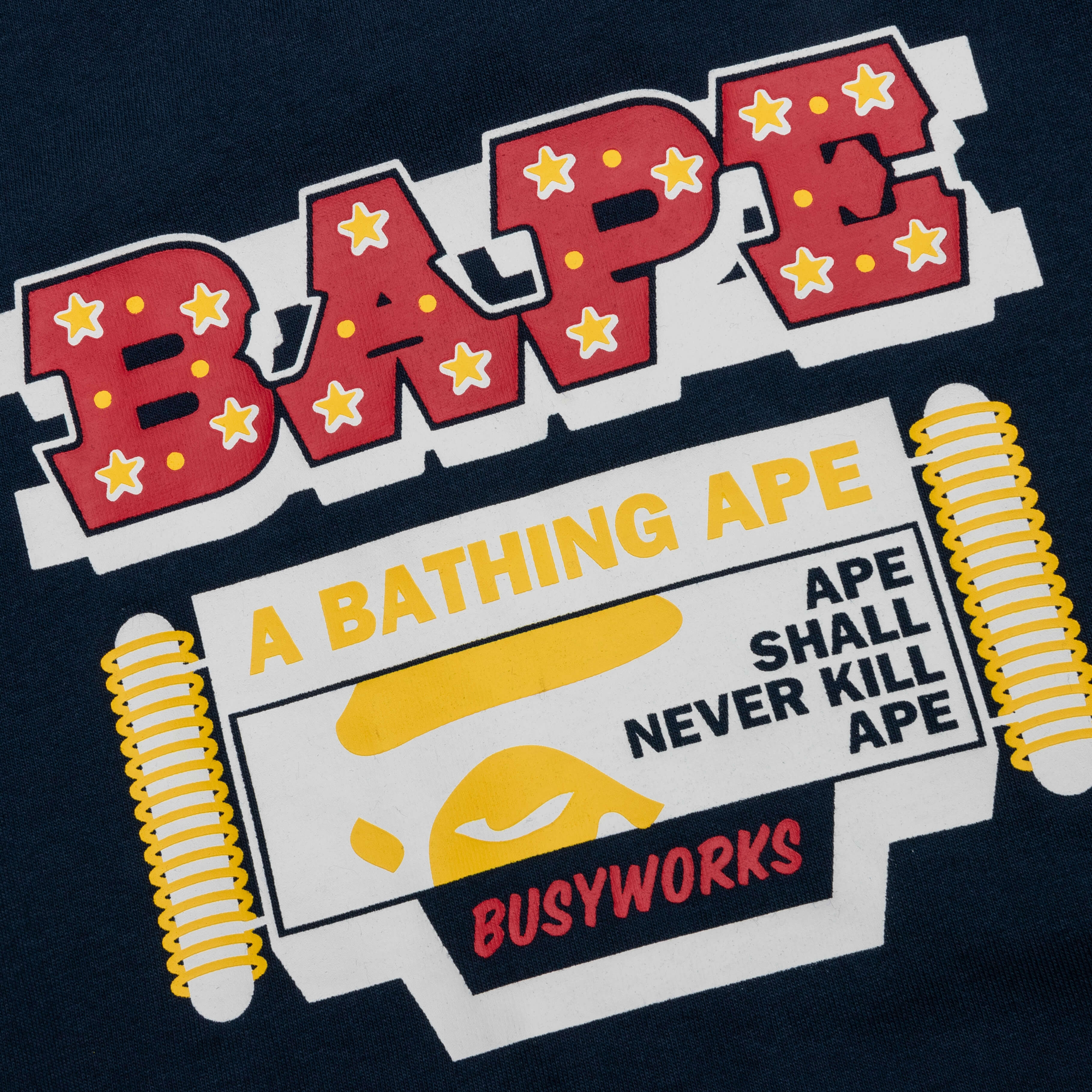 Kid's Busyworks Tee - Navy - Image 3