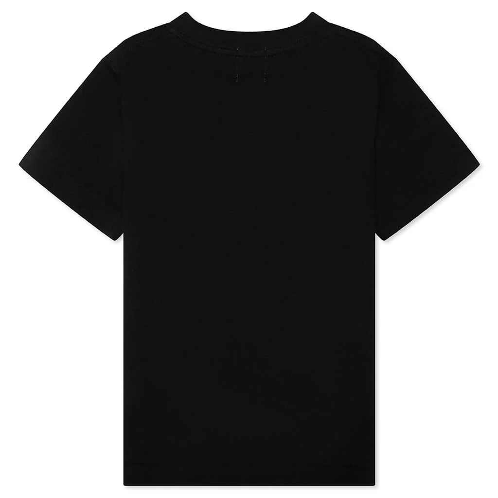 Kids City Camo College Tee - Black - Image 2
