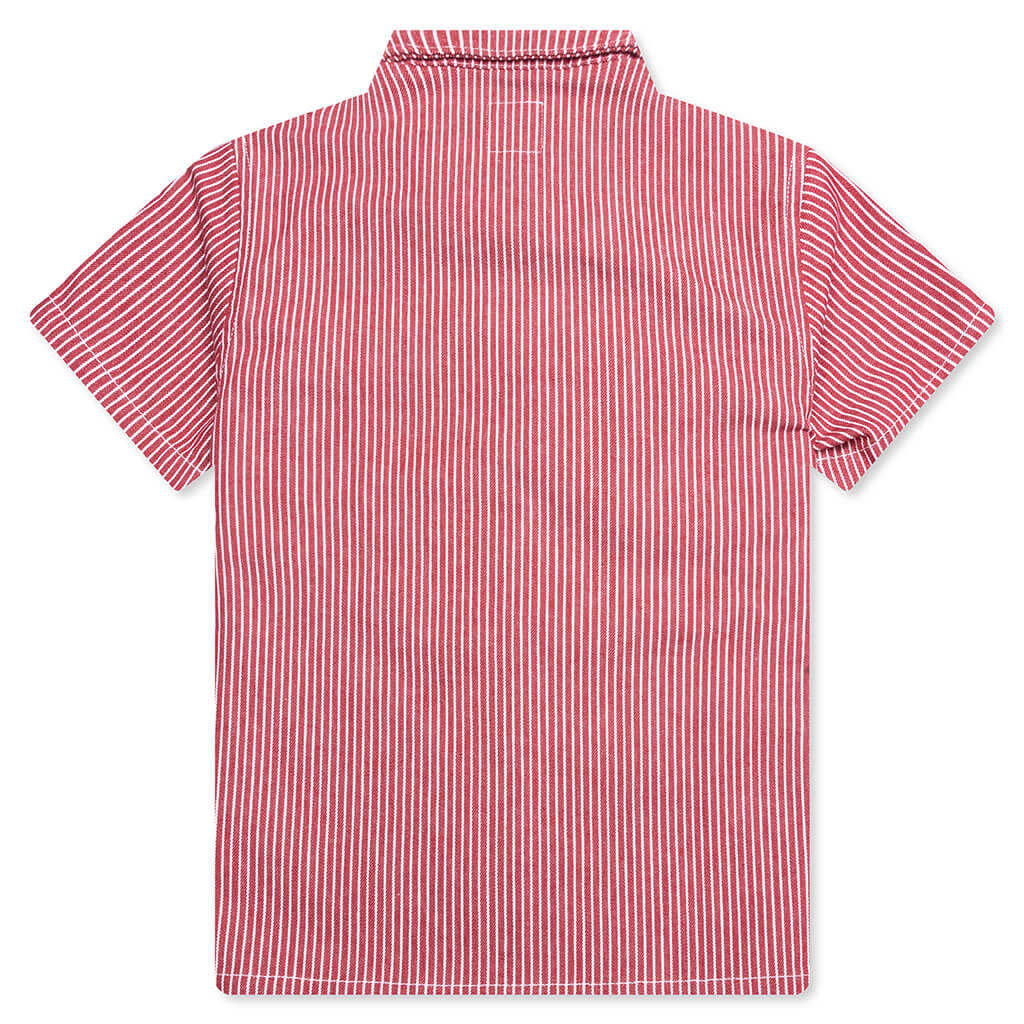 Kid's Hickory Baby Milo Patch S/S Shirt - Red - Image 2
