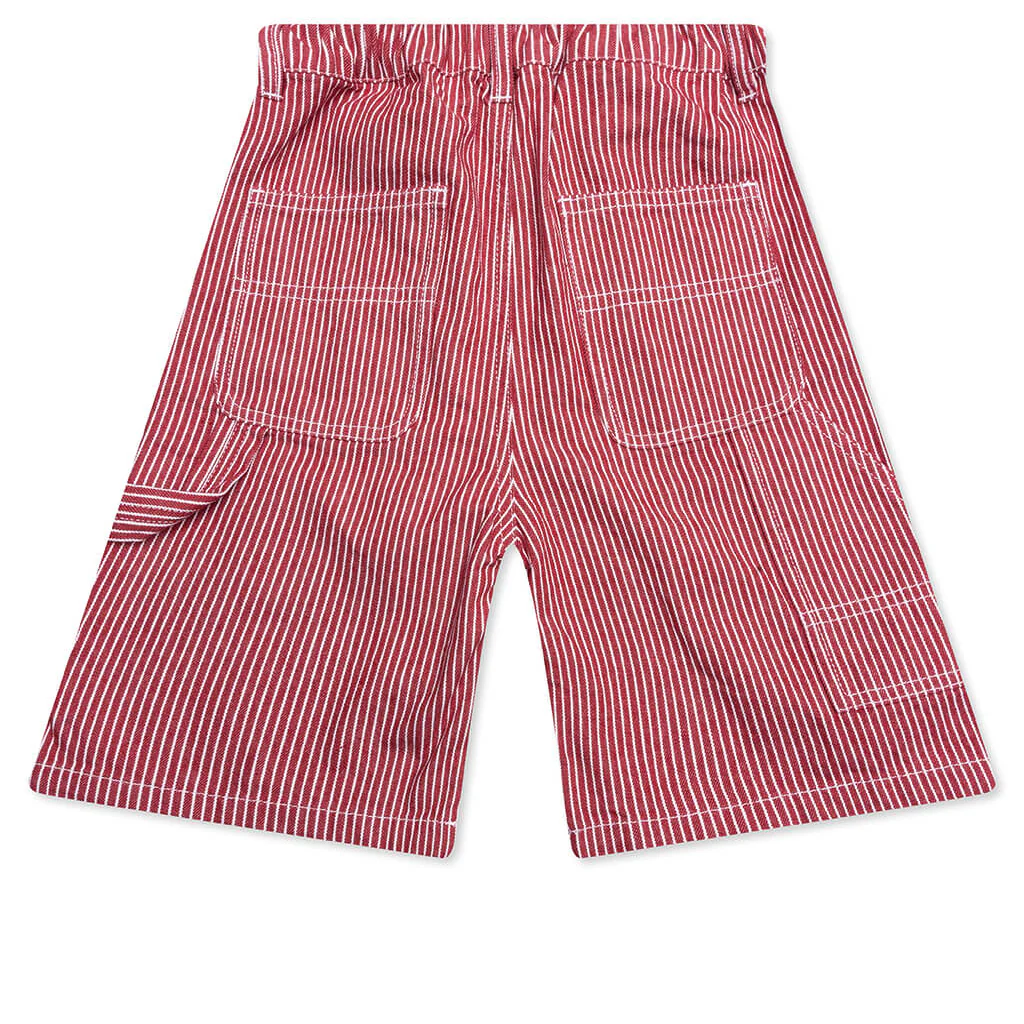 Kid's Hickory Milo Patch Painter Shorts - Red - Image 2