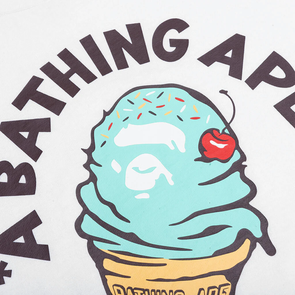 Kid's Ice Cream Tee - White - Image 4