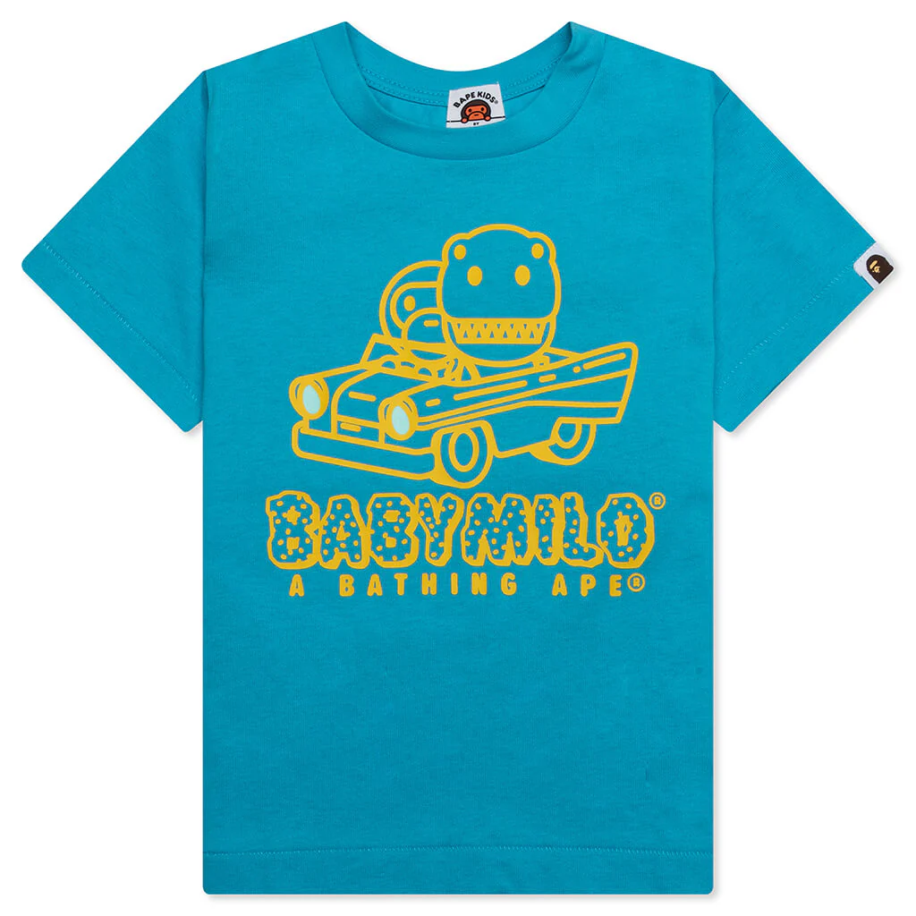 Kid's Milo Dinosaurs Reflector Print Tee - Sax