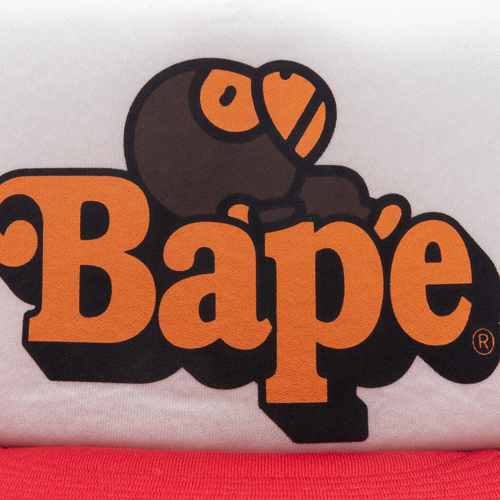 Kid's Milo on Bape Mesh Cap - Red - Image 4