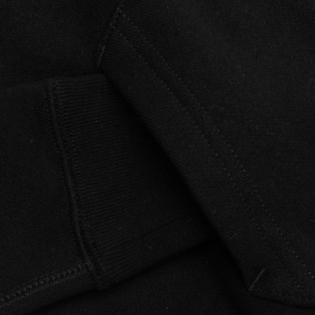 Kid's Milo Shark Zip Double Hoodie - Black - Image 3