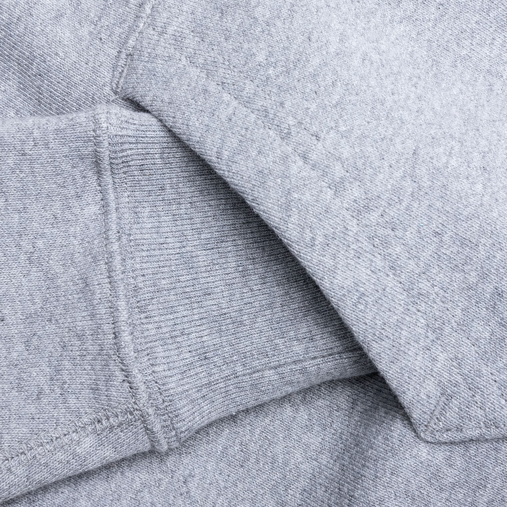 Kid's Milo Shark Zip Double Hoodie - Gray - Image 3
