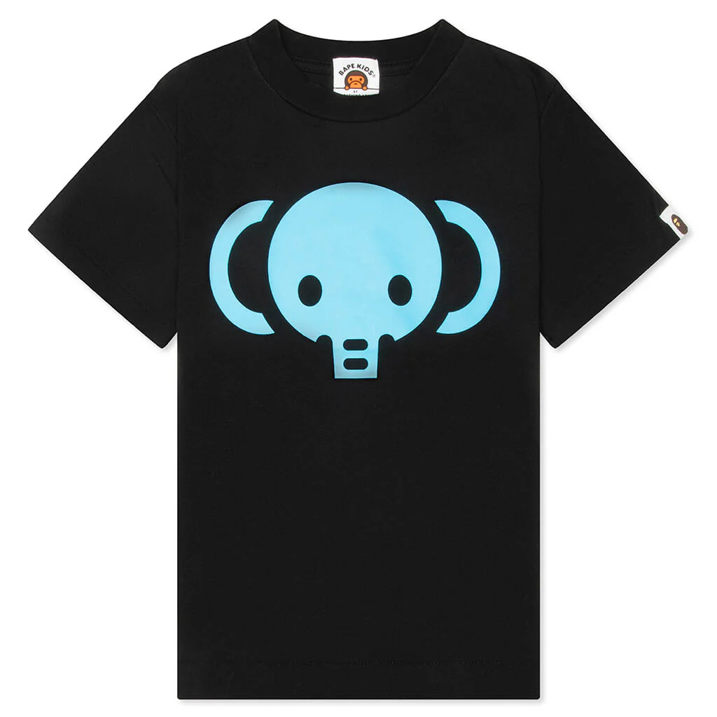 Kids Milogram Friends Tee - Black/Sax