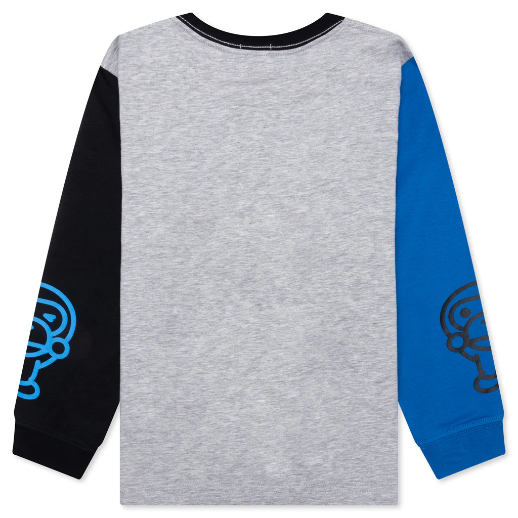 Kid's Multi Baby Milo L/S Tee - Gray - Image 2