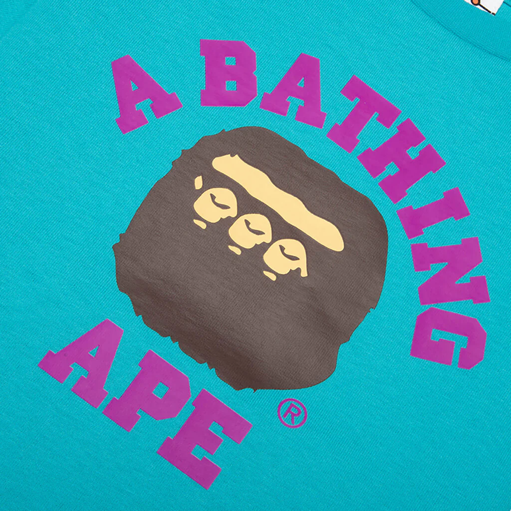 Kids Triple College Tee - Blue - Image 3