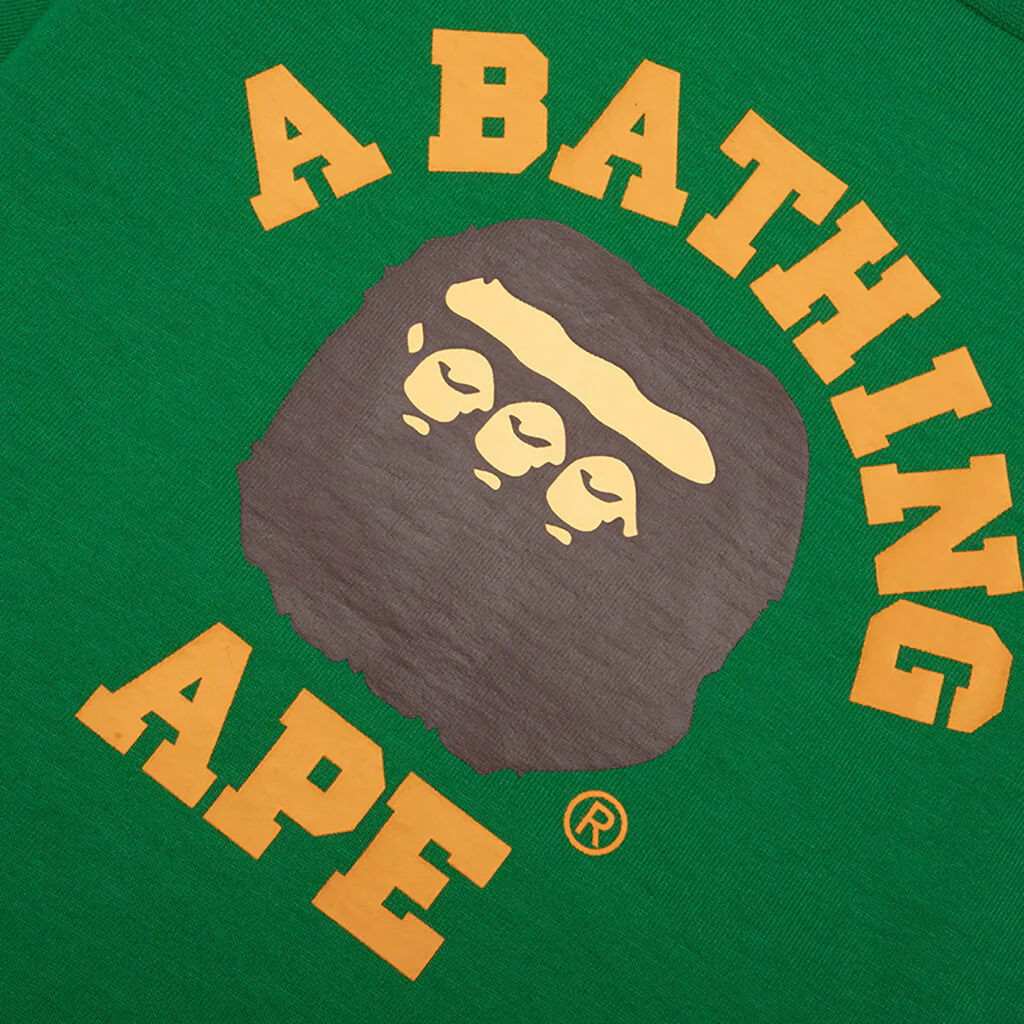 Kids Triple College Tee - Green - Image 3