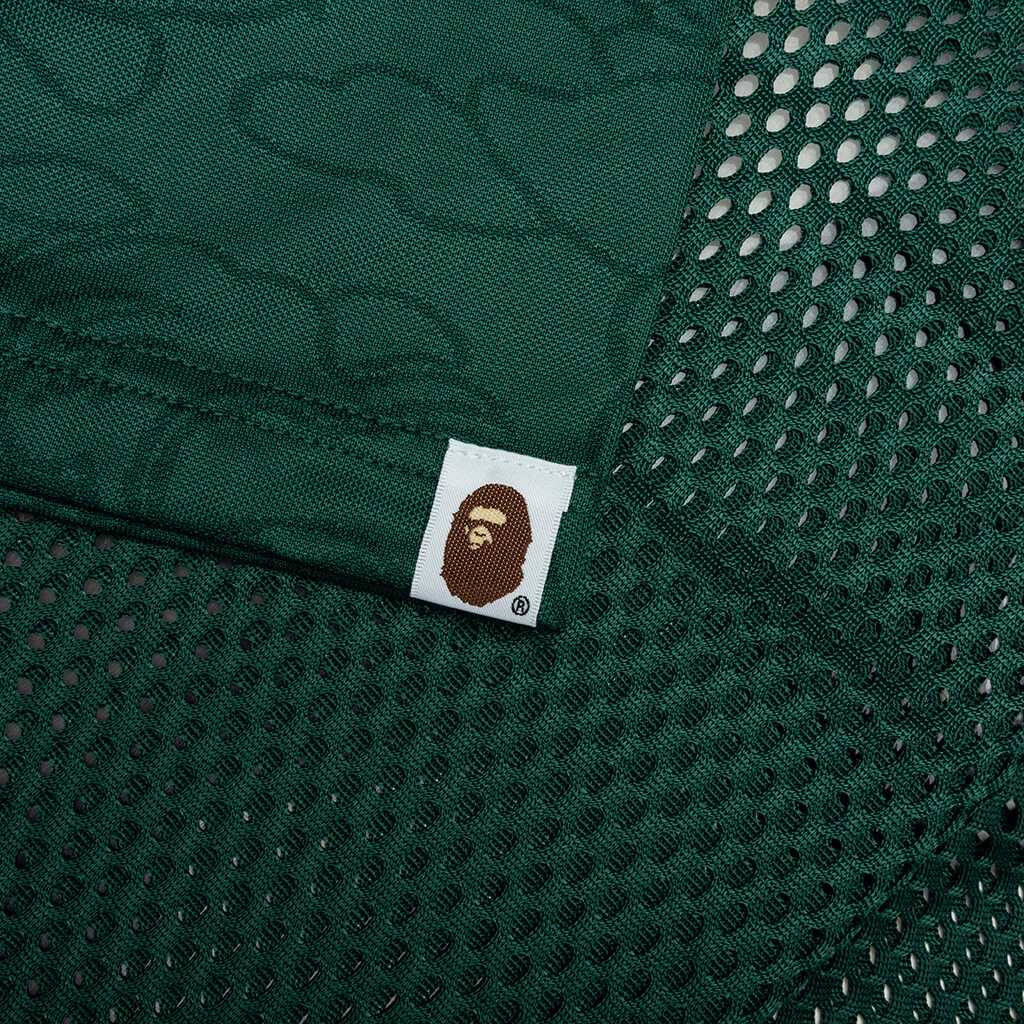 Line Camo Multi Logo Relaxed Fit Football Jersey - Green - Image 5