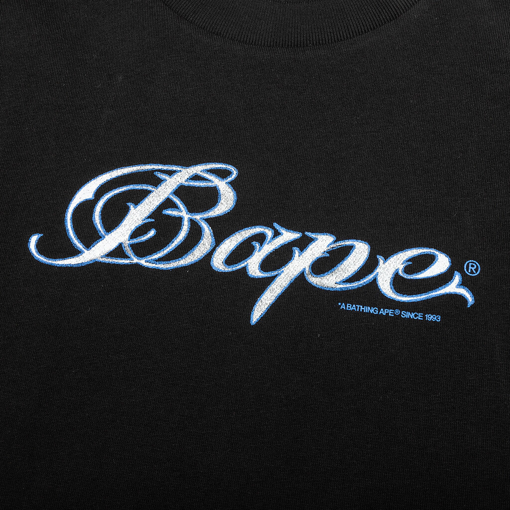 Logo Relaxed Fit Tee - Black - Image 3