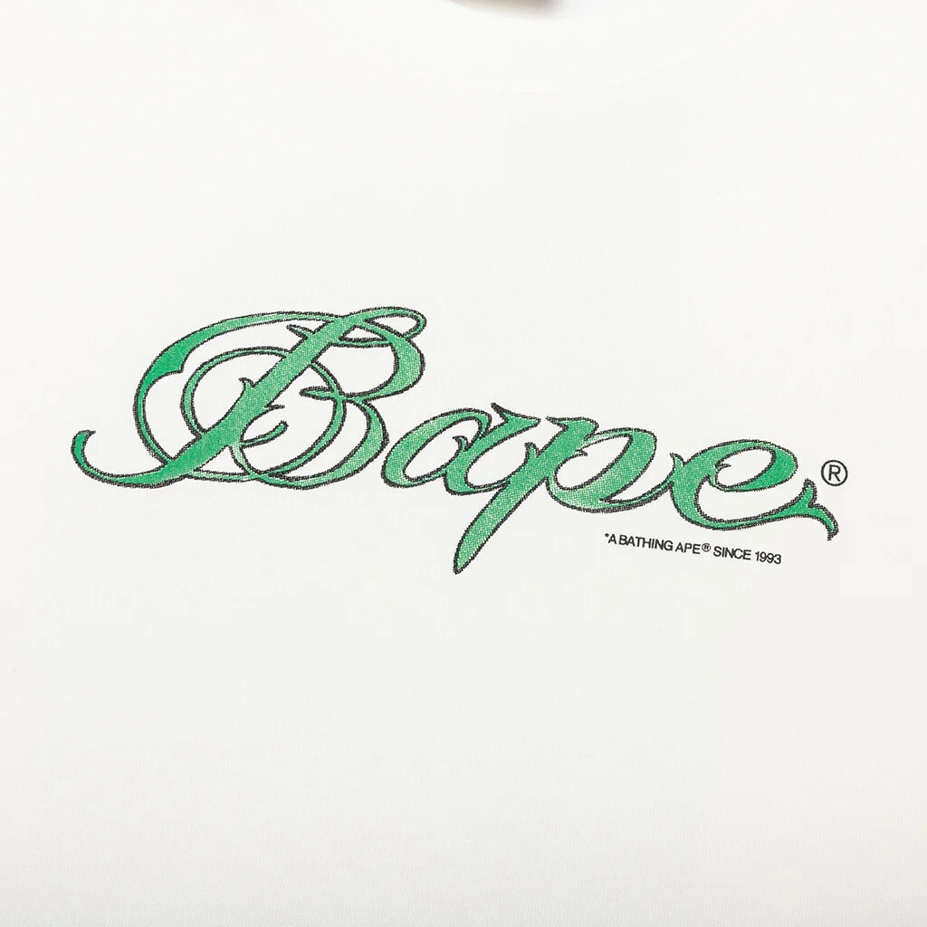 Logo Relaxed Fit Tee - Ivory - Image 3