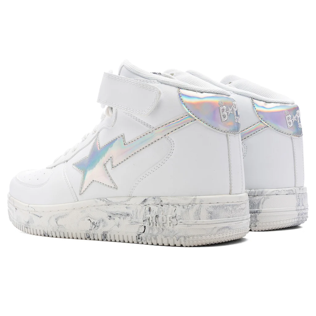 Marble Bape STA Mid M1 - White - Image 3