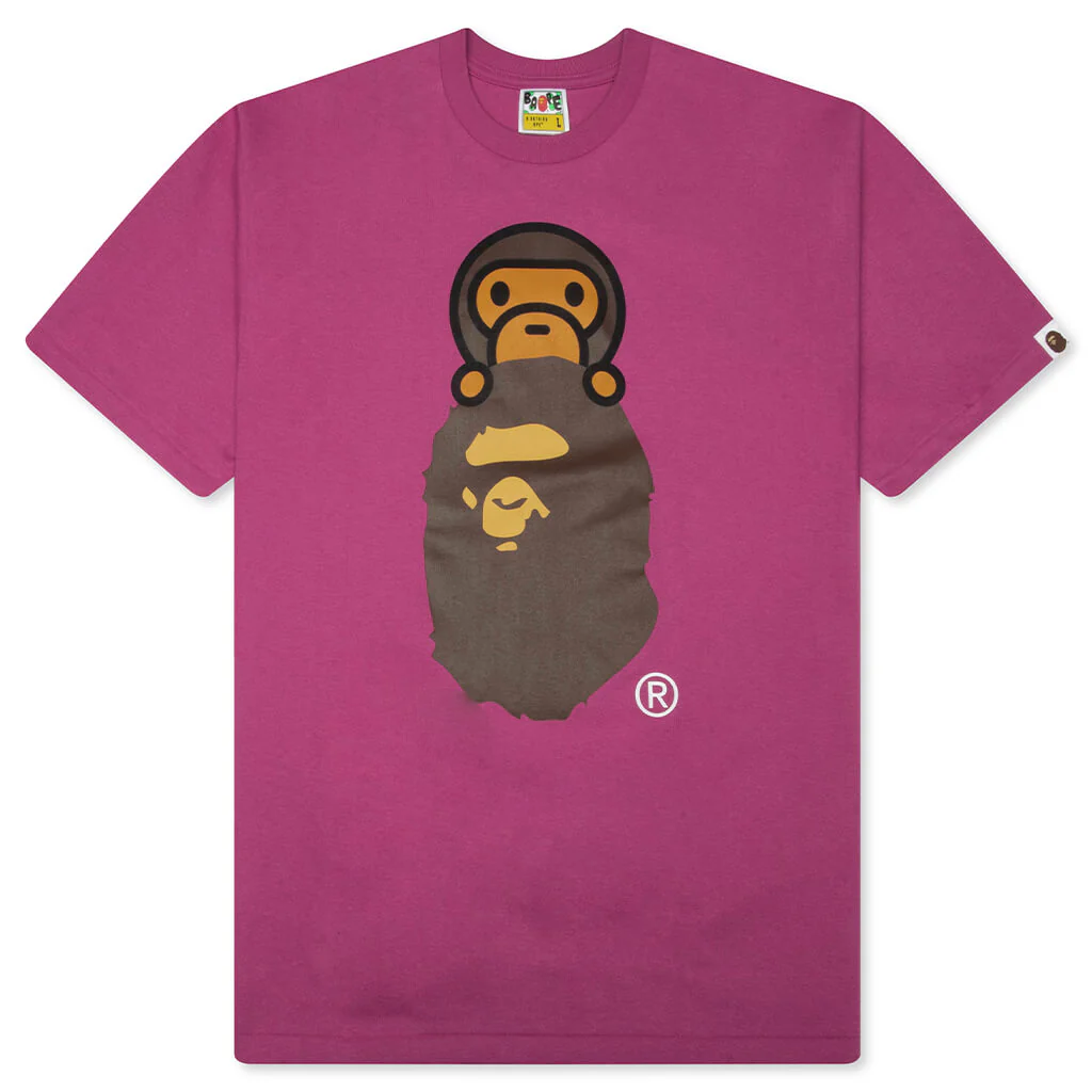 Milo On Ape Head Tee - Pink
